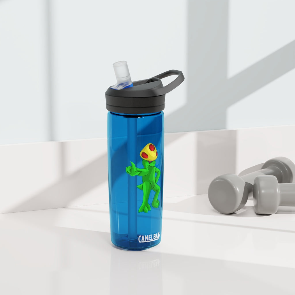 Clawmep CamelBak Eddy® Water Bottle in 20oz and 25oz sizes, showcasing its durable Tritan™ material and spill-proof design.